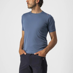 Pnske triko Castelli Tech 2 Tee Light Steel Blue